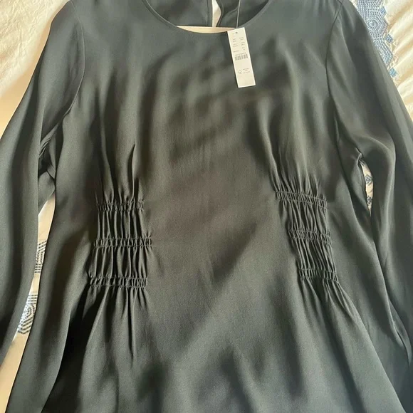 J. Crew Black Long Sleeve Blouse - Picture 4 of 4